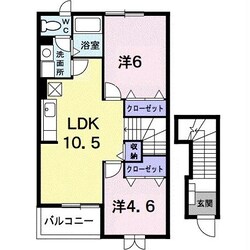 ピース・コアの物件間取画像